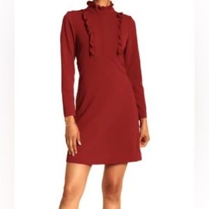 Sharagano size 8 burgundy dress. Like new condition